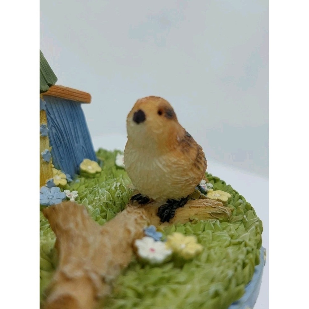 Our America By Yankee Candle Topper Spring Birdhouse 4093 3 7/8"x3.25" *READ - Picture 5 of 7